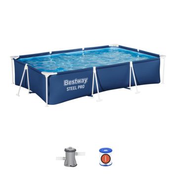 POOL BESTWAY STEEL PRO 300X201X66CM BLÅ