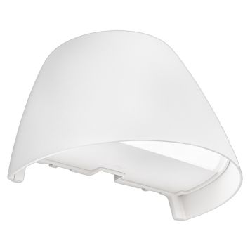 VÄGGLAMPA PLEJD LED NER 14,3CM VIT