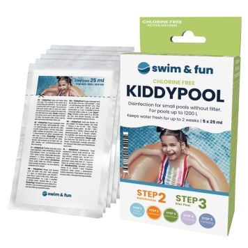 POOLDESINFEKTION SWIM & FUN KIDDY POOL 25ML 5-PACK 