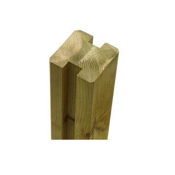 PROFILSTOLPE PLUS 2- SPÅR TRYCKIMPREGNERAD 9X9X267 CM