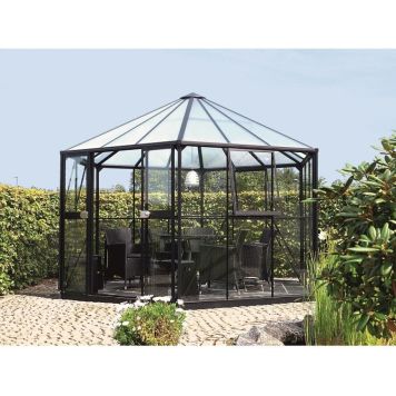 VÄXTHUS VITAVIA HERA 9000 2 POLY/ALU SVART 9M²