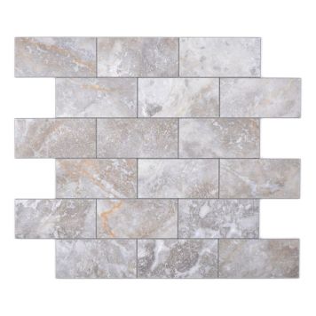 MOSAIK WELSCHEIT RECTANGLE VINYL STONEOPTIC TRE PRIS PER ARK