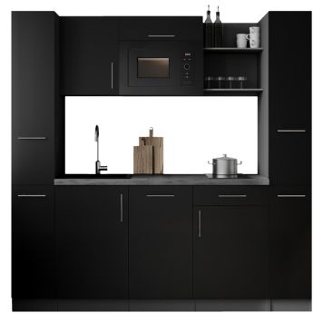 KÖK RESPEKTA OLIVER KB205GRSWMI2 SVART 205CM
