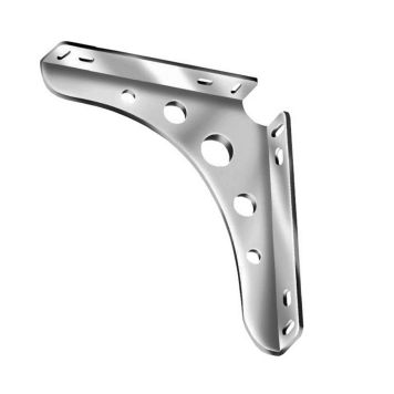 KONSOL VORMANN DELTA-LINE 200X200MM ALUMINIUM/VIT