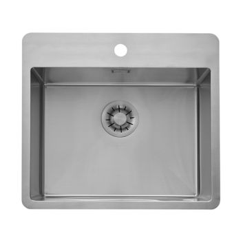 DISKHO SECHER FEDERICIA 500 BK2 ROSTFRITT STÅL 540X500MM GRÅ