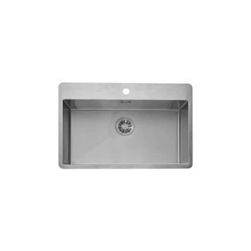 DISKHO SECHER FEDERICIA 700 BK2 ROSTFRITT STÅL 740X500MM GRÅ