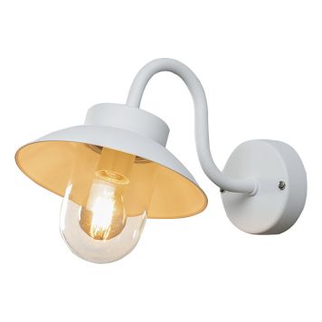 VÄGGLAMPA KONSTSMIDE VEGA MINI VIT