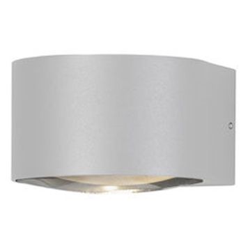 VÄGGLAMPA KONSTSMIDE GELA VIT NED