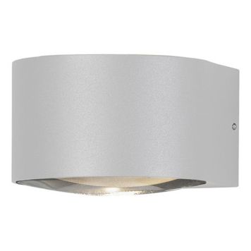 VÄGGLAMPA KONSTSMIDE GELA VIT UPP/NED