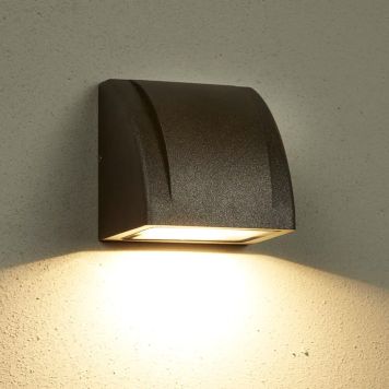 VÄGGLAMPA SEARCHLIGHT BERKELEY LED SVART