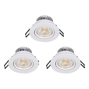 DOWNLIGHT MARKSLÖJD LED BALDER VIT 3-PACK