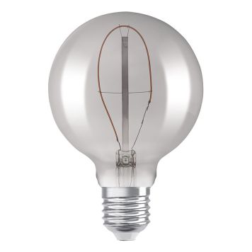 LJUSKÄLLA OSRAM LED GLOB95 SMOKE 1800K E27 3,4W