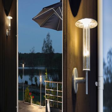 VÄGGLAMPA KONSTSMIDE MODE UPP GALVANISERAD LED IP54