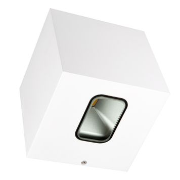 VÄGGLAMPA HIDEALITE CUBE II VIT 3000K IP65 7,2W