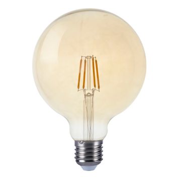LJUSKÄLLA VOLTOLUX FILAMENT AMBER Ø95MM E27 4W