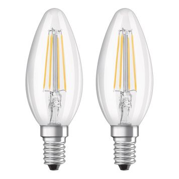 LJUSKÄLLA OSRAM LED E14 470LM 4W 2-PACK