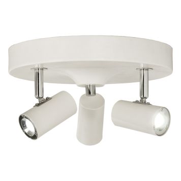 TAKSPOTLIGHT ANETA LIGHTING GUSTO RUND 3 LJUSKÄLLOR VIT