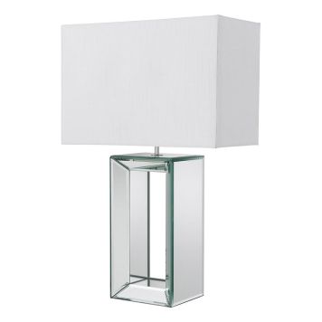 BORDSLAMPA SEARCHLIGHT MIRROR VIT