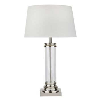 BORDSLAMPA SEARCHLIGHT PEDESTAL CREAM SHADE