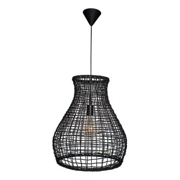 TAKLAMPA BY RYDENS SEAGRASS Ø49CM SVART