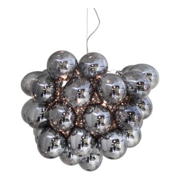 TAKLAMPA BY RYDENS GROSS Ø50CM RÖKGRÅ  