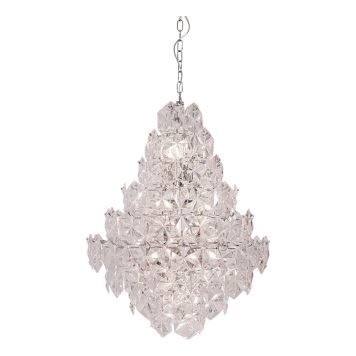 TAKLAMPA BY RYDENS MONARQUE GRANDE Ø58CM KROM/KLAR 