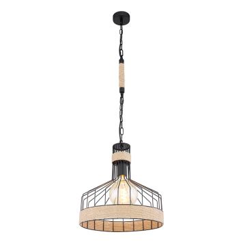 TAKLAMPA GLOBO HALIA Ø35CM SVART 