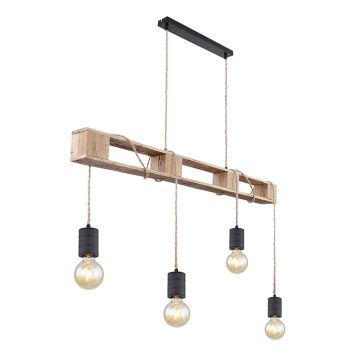 TAKLAMPA GLOBO JOELLE 121CM SVART 