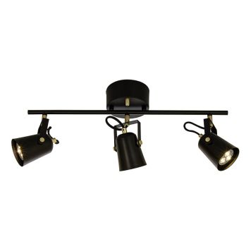 SPOTSKENA ANETA LIGHTING METZ 560MM SVART/MÄSSING