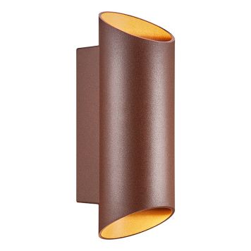 VÄGGLAMPA NORDLUX NICO RUND ROST