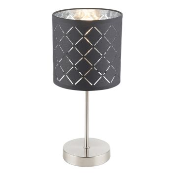 BORDSLAMPA GLOBO KIDAL GRÅ/SILVER