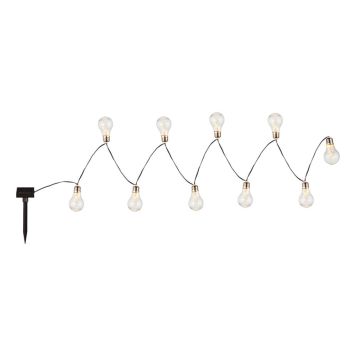 SOLCELLSLAMPA GLOBO LJUSSLINGA 10 GLÖDLAMPOR