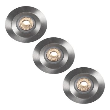 DOWNLIGHT ECOLITE TITAN 3000K ALUMINIUM 3-PACK