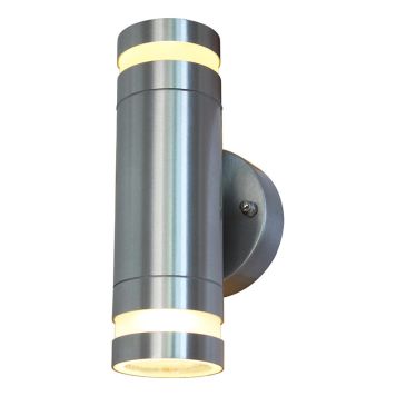 VÄGGLAMPA ECOLITE LYRA II ALUMINIUM