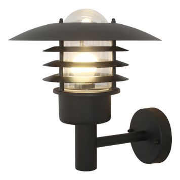 VÄGGLAMPA ECOLITE ORION UP LARGE SVART