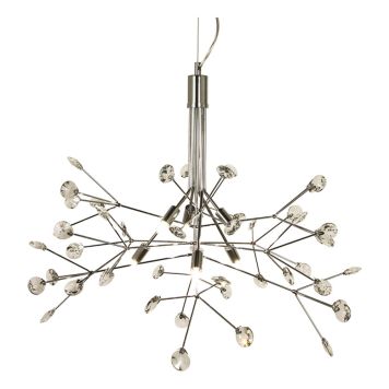 TAKLAMPA ANETA LIGHTING FIESTA KROM/KRISTALL