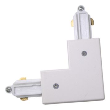 SKARV VÄNSTER 90° ANETA LIGHTING TRACKLINE VIT