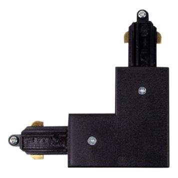 SKARV VÄNSTER 90° ANETA LIGHTING TRACKLINE SVART