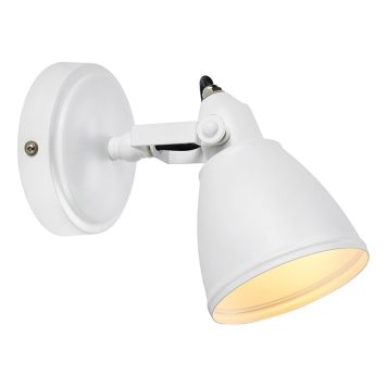 VÄGGLAMPA MARKSLÖJD FJÄLLBACKA 1 VIT  
