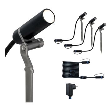 SPOTLIGHT PAULMANN OUTDOOR PLUG & SHINE PLANTINI FÖRLÄNGNING 3-PACK 