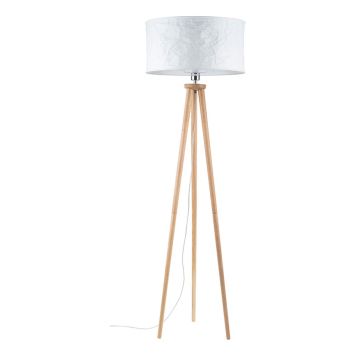 GOLVLAMPA BRITOP ENNIE OLJAD EK/VIT