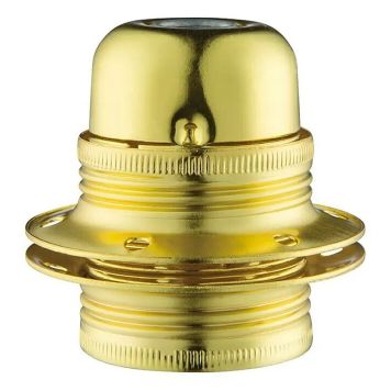 LAMPHÅLLARE HOME SWEET HOME 2 RINGAR E27 MÄSSING