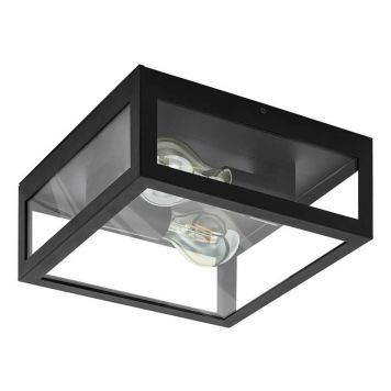 TAKLAMPA EGLO AMEZOLA SVART