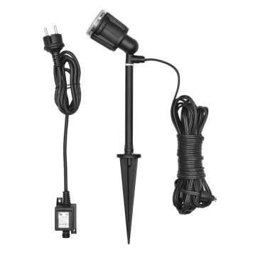 TRÄDGÅRDSSPOTLIGHT KONSTSMIDE AMALFI LED SVART