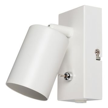 VÄGGLAMPA ECOLITE VEGA WALL I GU10 VIT