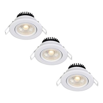 DOWNLIGHT MARKSLÖJD VIDAR 3-PACK VIT