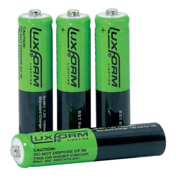SOLCELLSBATTERI LUXFORM NIMH LADDNINGSBARA AAA 4-PACK