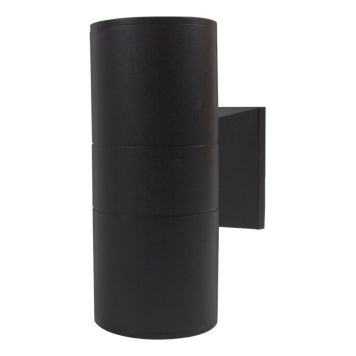 VÄGGLAMPA ANETA LIGHTING HELIO IP54 SVART