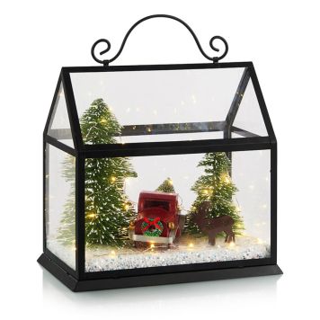 JULDEKORATION MARKSLÖJD FIBEROPTIK LED BATTERIDRIVEN