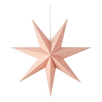 ADVENTSSTJÄRNA MARKSLÖJD CELESTE HÄNGANDE Ø75CM ROSA  